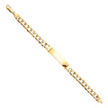 14K Yellow Gold Men's & Link Bracelet - AB361