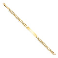 14K Yellow Gold Men's & Link Bracelet - AB363