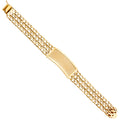 14K Yellow Gold Men's & Link Bracelet - AB387