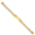 14K Yellow Gold Men's & Link Bracelet - AB393
