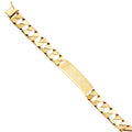 14K Yellow Gold Men's & Link Bracelet - AB400