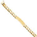 14K Yellow Gold Men's & Link Bracelet - AB401