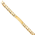 14K Yellow Gold Men's & Link Bracelet - AB402