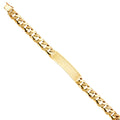 14K Yellow Gold Men's & Link Bracelet - AB403