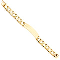 14K Yellow Gold Men's & Link Bracelet - AB411