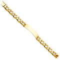 14K Yellow Gold Men's & Link Bracelet - AB413