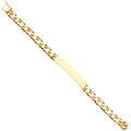 14K Yellow Gold Men's & Link Bracelet - AB417
