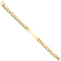 14K Yellow Gold Men's & Link Bracelet - AB418