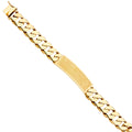 14K Yellow Gold Men's & Link Bracelet - AB424