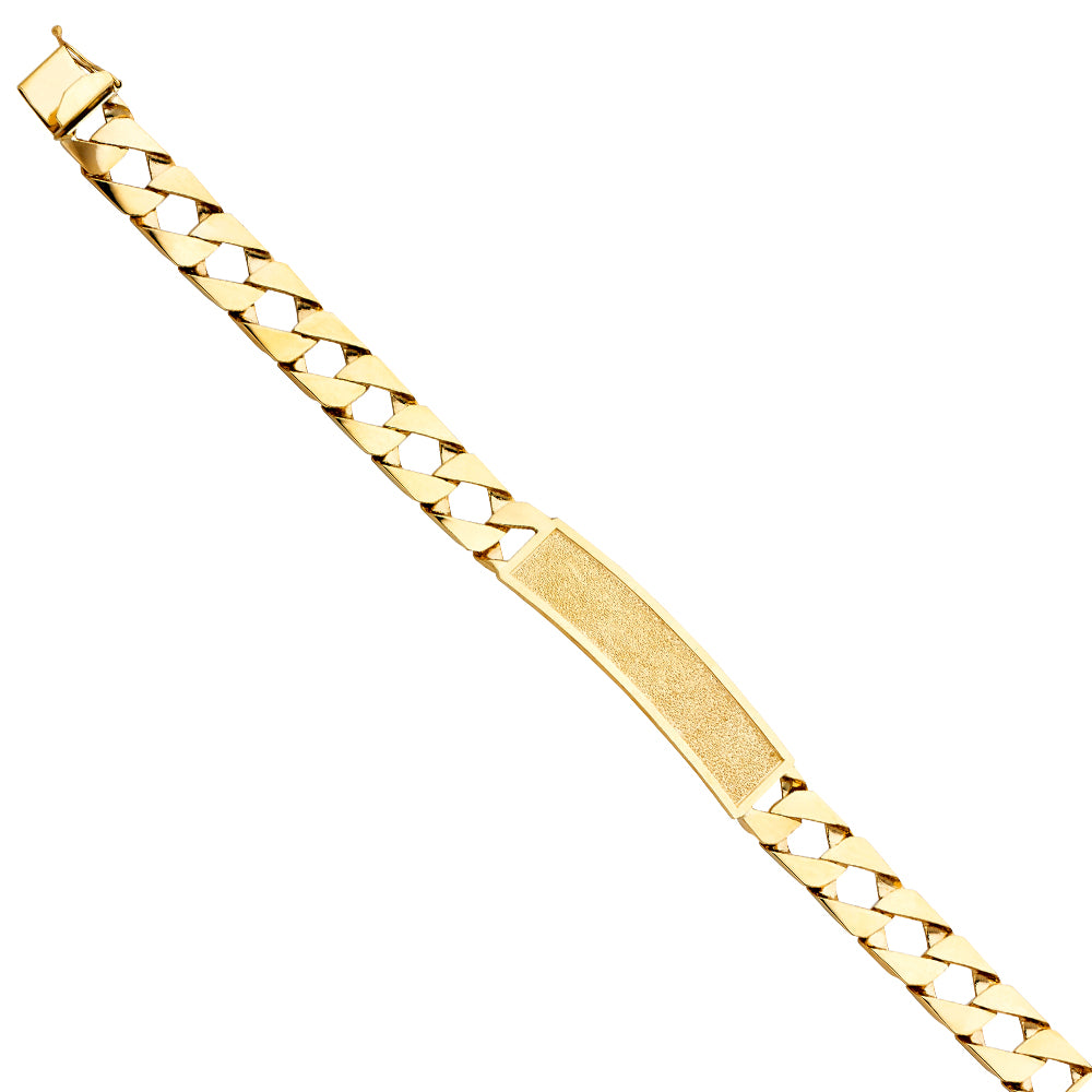 14K Yellow Gold Men's & Link Bracelet - AB426