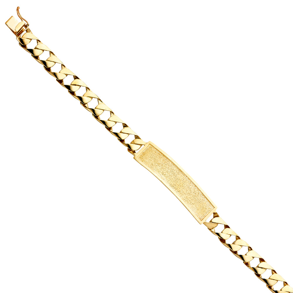 14K Yellow Gold Men's & Link Bracelet - AB428