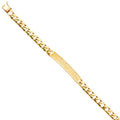 14K Yellow Gold Men's & Link Bracelet - AB429