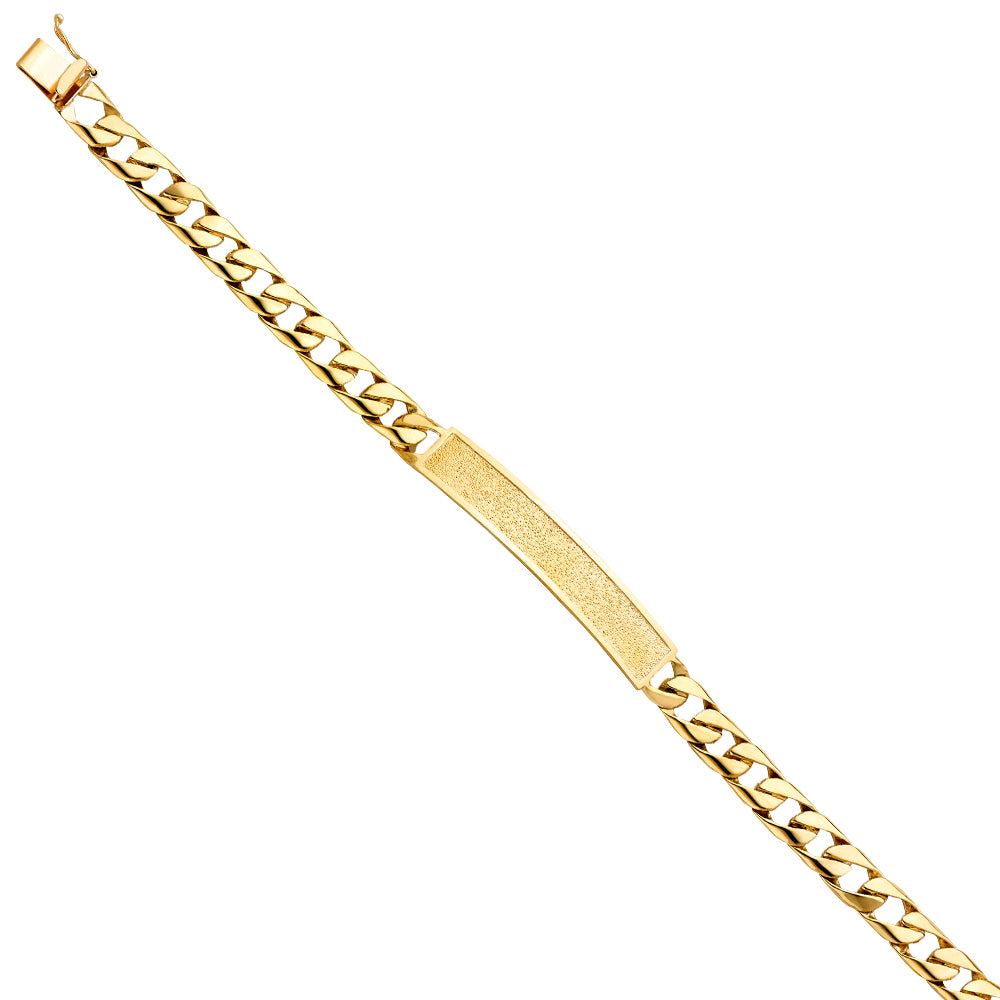 14K Yellow Gold Men's & Link Bracelet - AB429