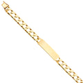 14K Yellow Gold Men's & Link Bracelet - AB431