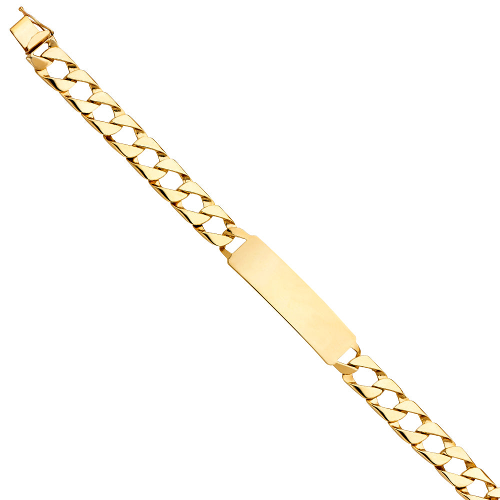 14K Yellow Gold Men's & Link Bracelet - AB431