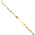 14K Yellow Gold Men's & Link Bracelet - AB433