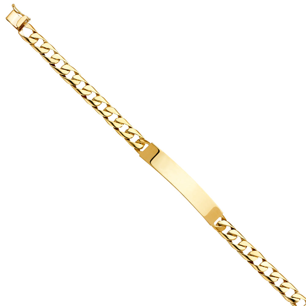 14K Yellow Gold Men's & Link Bracelet - AB433