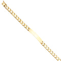 14K Yellow Gold Men's & Link Bracelet - AB434
