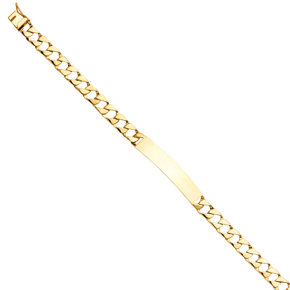 14K Yellow Gold Men's & Link Bracelet - AB434