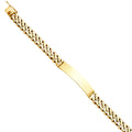 14K Yellow Gold Men's & Link Bracelet - AB435