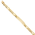 14K Yellow Gold Men's & Link Bracelet - AB440