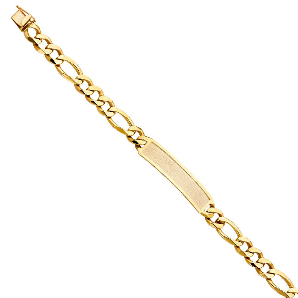 14K Yellow Gold Men's & Link Bracelet - AB440