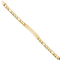 14K Yellow Gold Men's & Link Bracelet - AB441