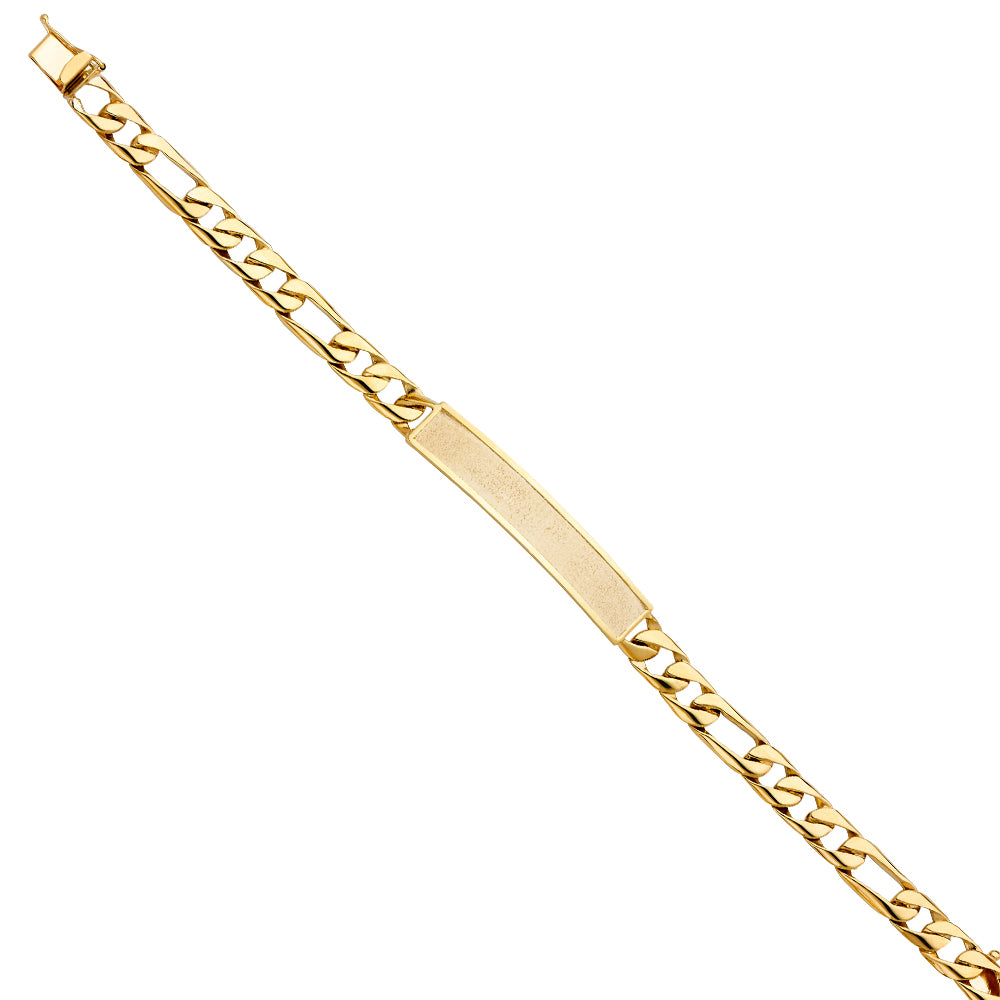 14K Yellow Gold Men's & Link Bracelet - AB441
