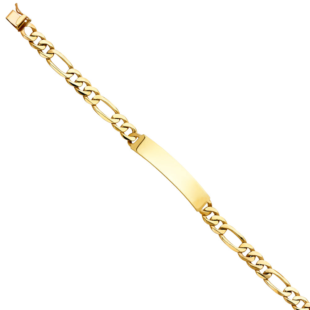 14K Yellow Gold Men's & Link Bracelet - AB444