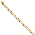 14K Yellow Gold Men's & Link Bracelet - AB448