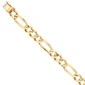 14K Yellow Gold Men's & Link Bracelet - AB449