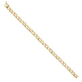 14K Yellow Gold Men's & Link Bracelet - AB458