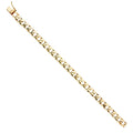 14K Yellow Gold Men's & Link Bracelet - AB464