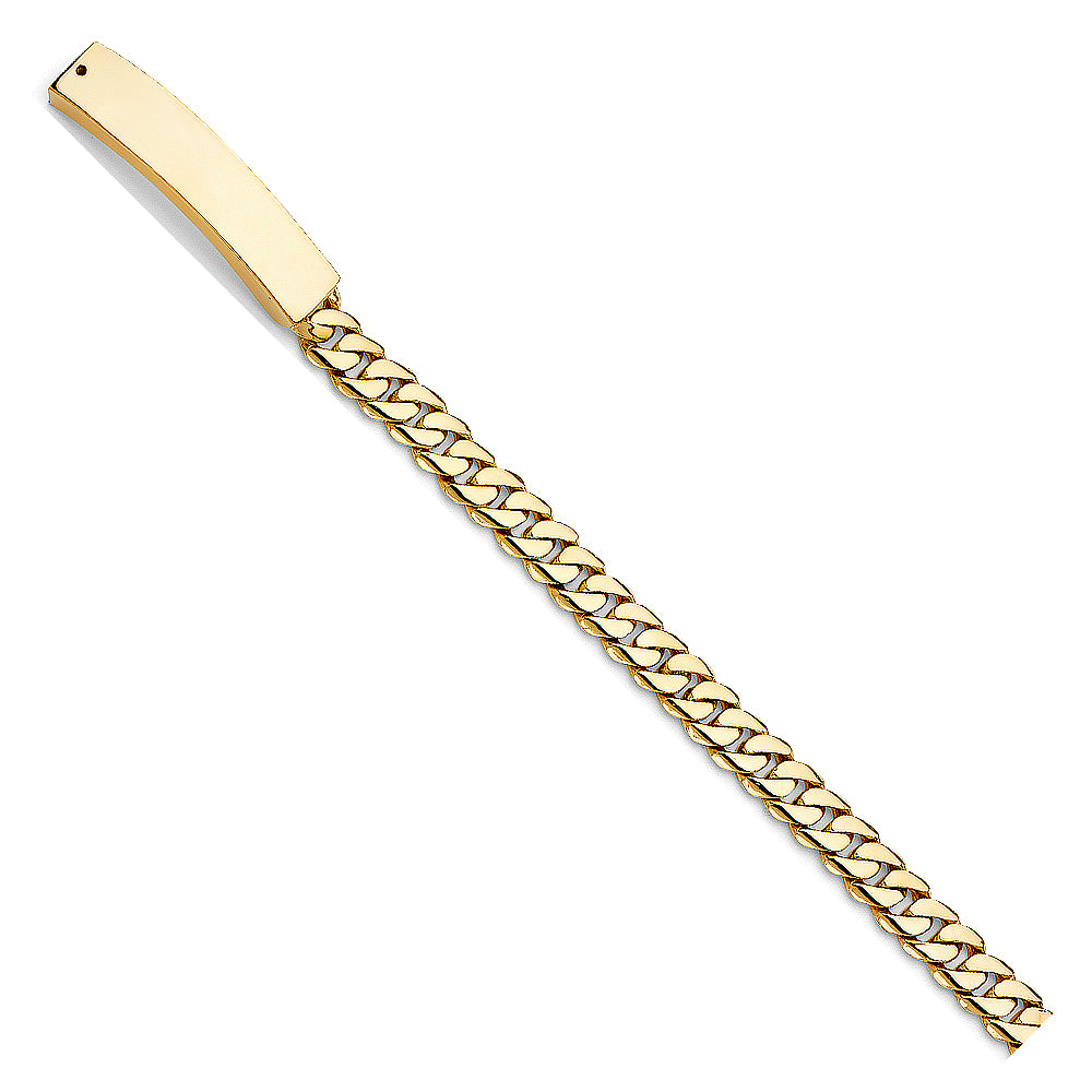 14K Yellow Gold Men's & Link Bracelet - AB466