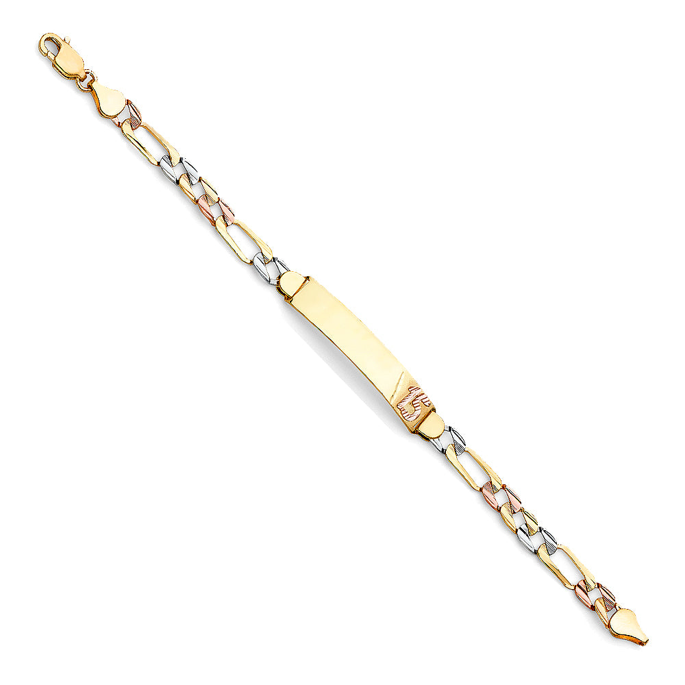 14K Yellow Gold 15 Años & Lucky Bracelet - AB469