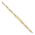 14K Yellow Gold Baby ID Bracelet - AB473