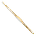 14K Yellow Gold Baby ID Bracelet - AB474
