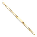 14K Yellow Gold Baby ID Bracelet - AB477