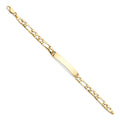 14K Yellow Gold Baby ID Bracelet - AB478