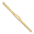 14K Yellow Gold Men's & Link Bracelet - AB482
