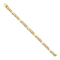 14K Yellow Gold Men's & Link Bracelet - AB491