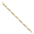 14K Yellow Gold Men's & Link Bracelet - AB493