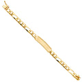 14K Yellow Gold Baby ID Bracelet - AB495
