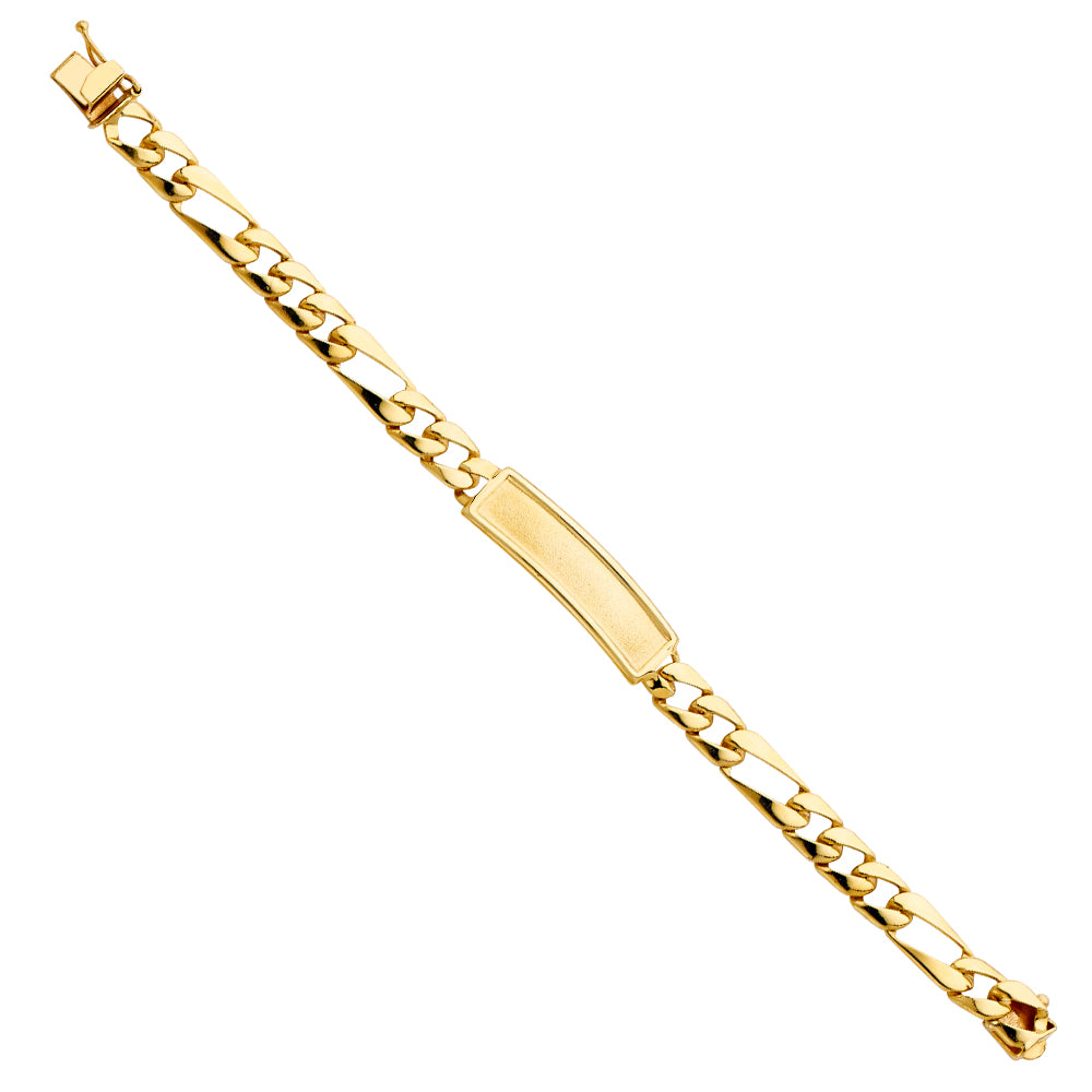 14K Yellow Gold Baby ID Bracelet - AB497