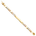 14K Yellow Gold Baby ID Bracelet - AB503