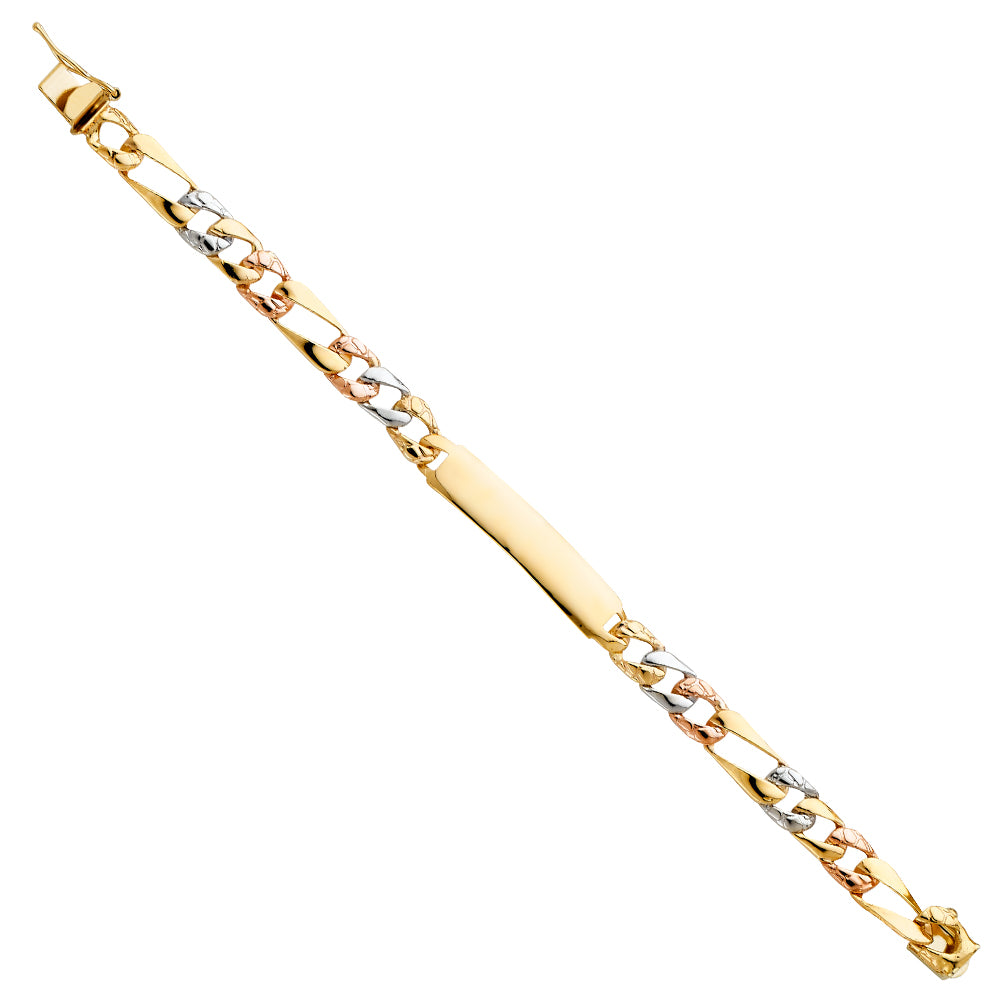 14K Yellow Gold Baby ID Bracelet - AB503