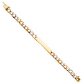 14K Yellow Gold Baby ID Bracelet - AB504