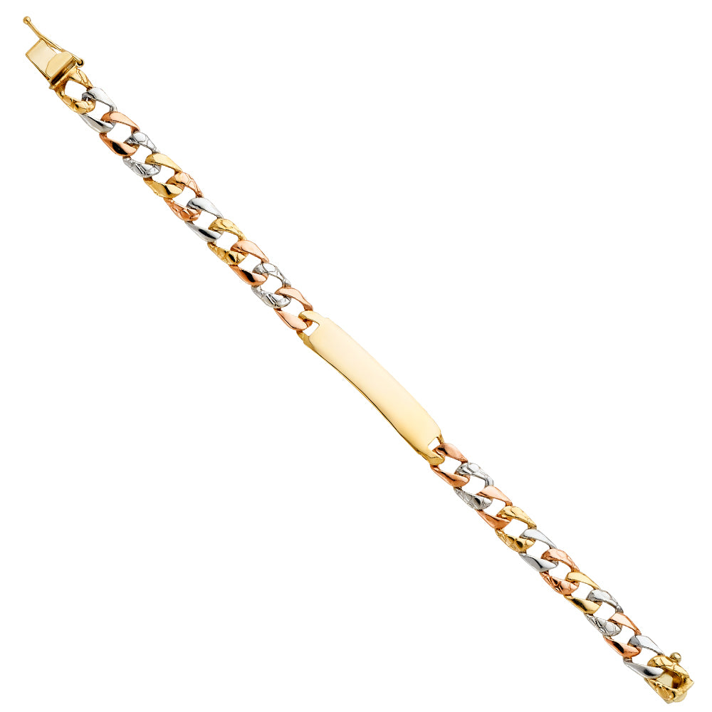 14K Yellow Gold Baby ID Bracelet - AB504