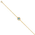 14K Yellow Gold Light Necklace & Bracelet - AB560