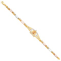 14K Yellow Gold 15 Años & Lucky Bracelet - AB583